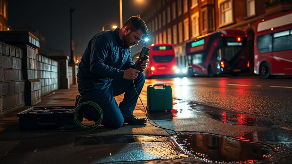 Emergency Leak Detection Dalston E8 in Epsom