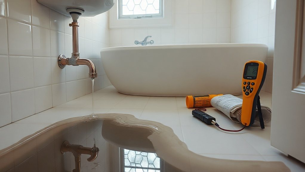 Insurer-ready escape of water trace and access report in Epsom