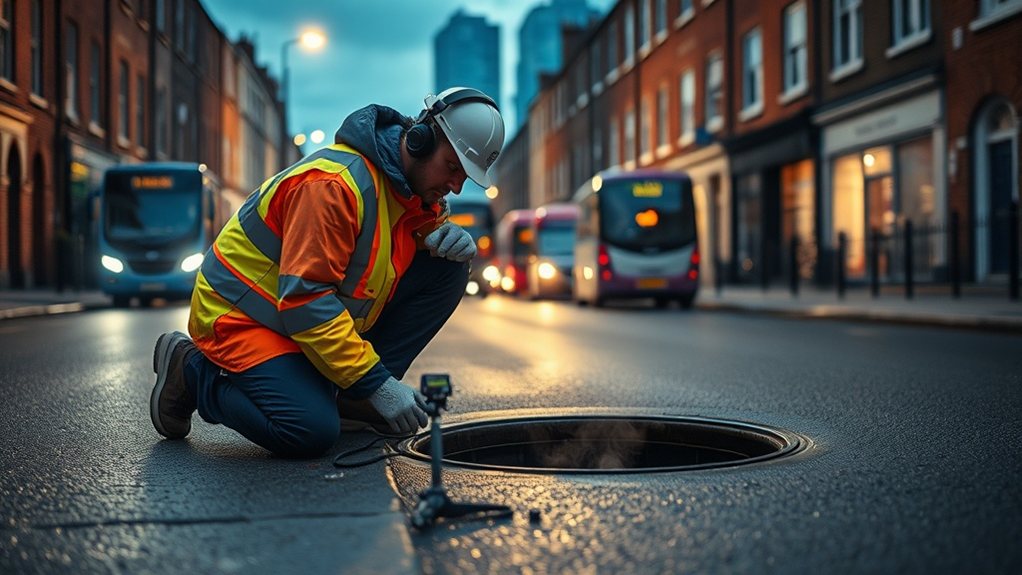 Underground Leak Detection Dalston E8 in Epsom